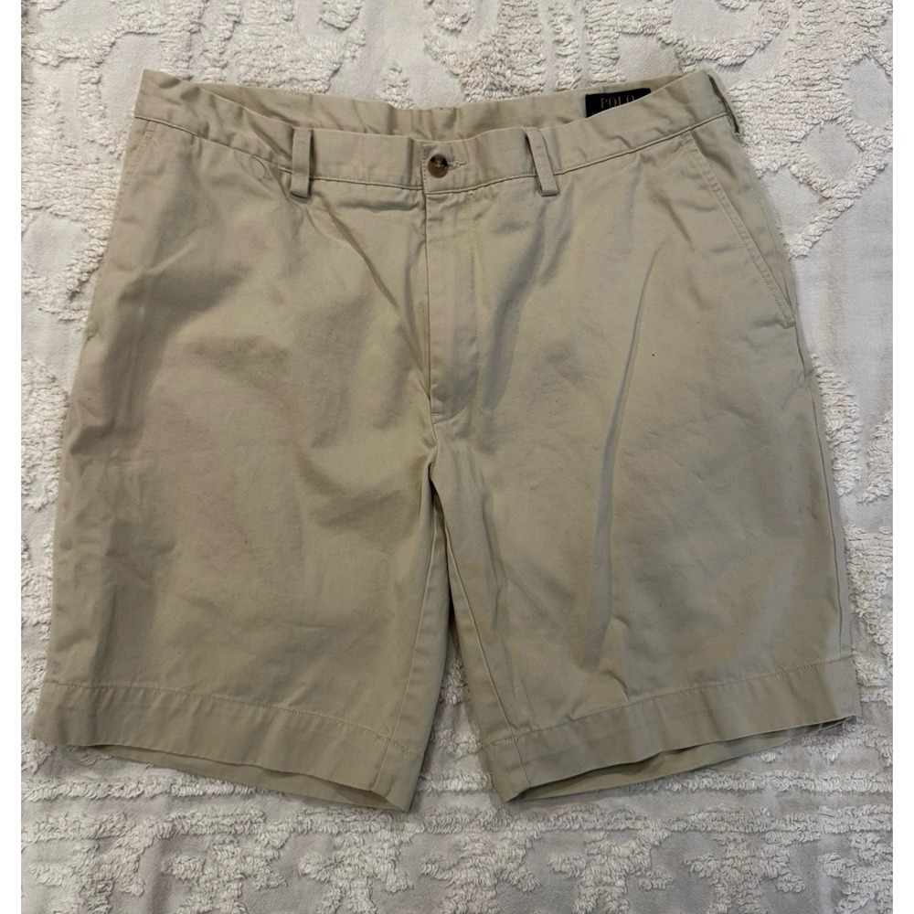 Vtg Polo Ralph Lauren Prospect Chino Shorts Mens 36x9 Tan Outdoor Hiking Camping